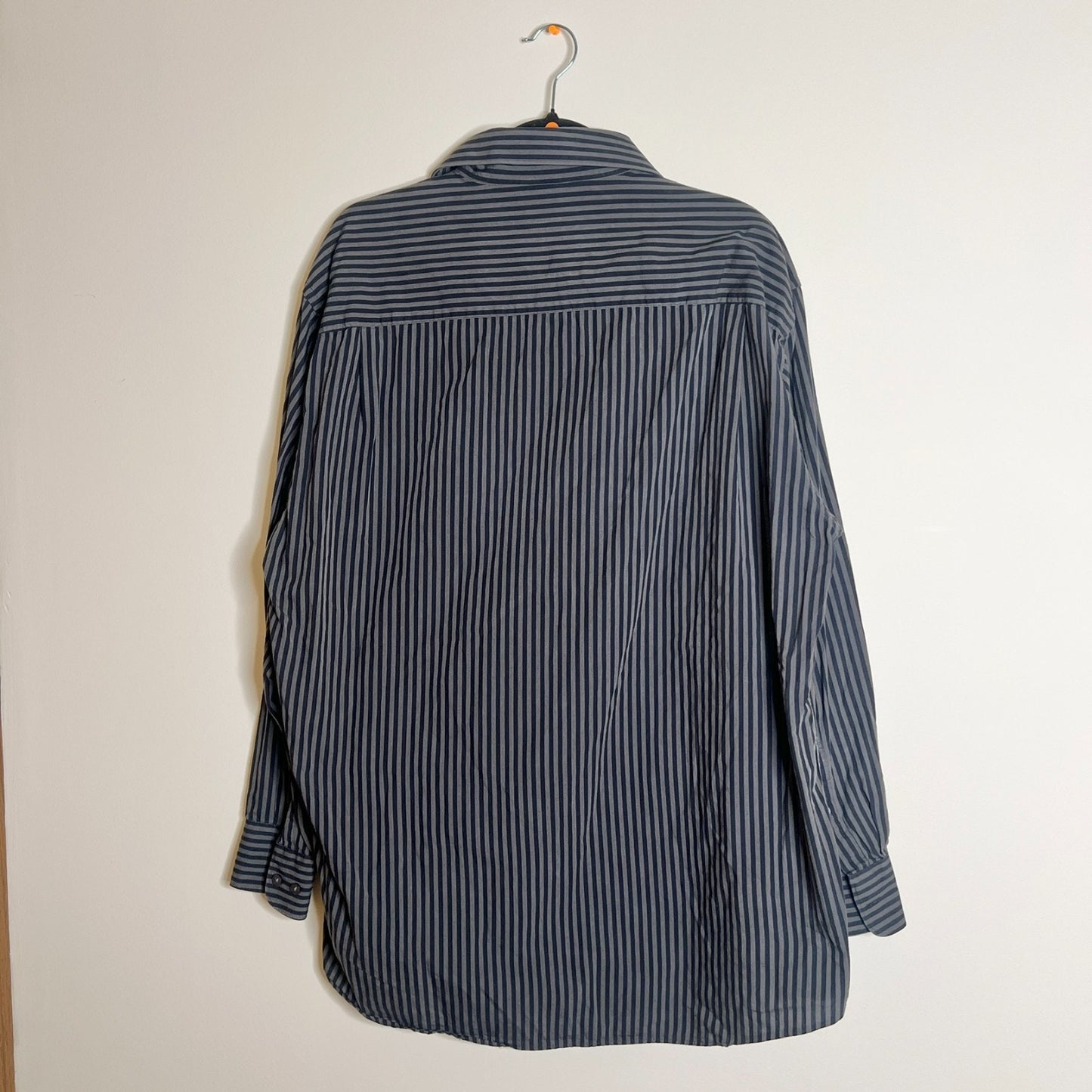 Vintage Y2K Claiborne Mens Striped Button-down L Goth Punk Steampunk Alternative