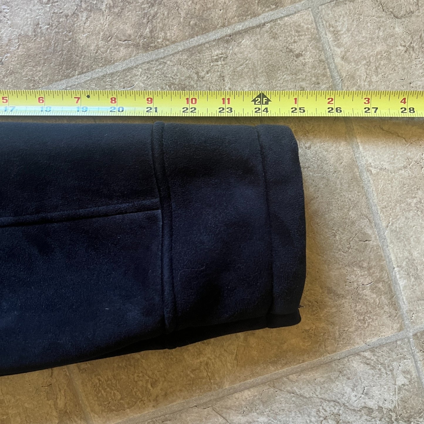 Vintage Axcess Mens Faux Suede Leather Jacket Size L Black Sherpa Lined Full Zip Goth Grunge Classic