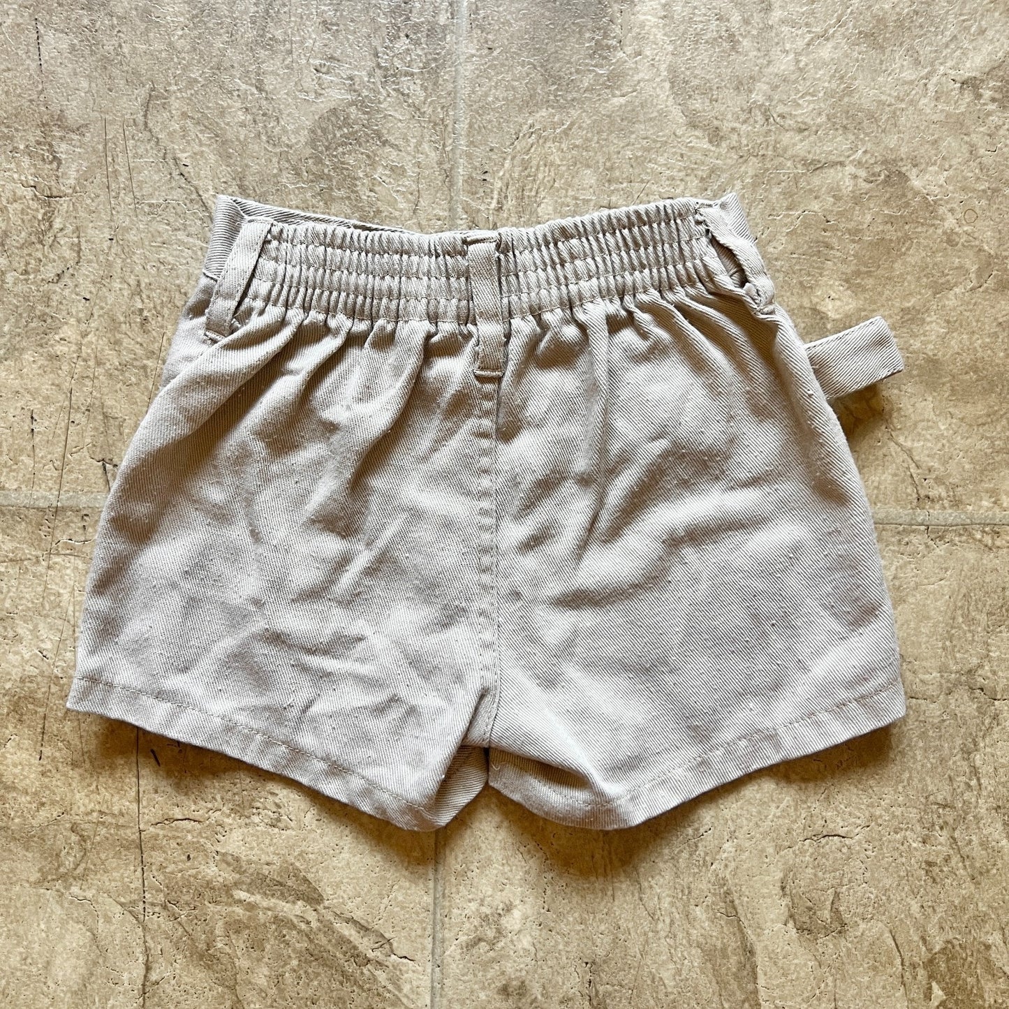 Vtg 70s Sears Toddler Shorts Set of 2 3T Key Chain Holder Preppy Utility Outdoor