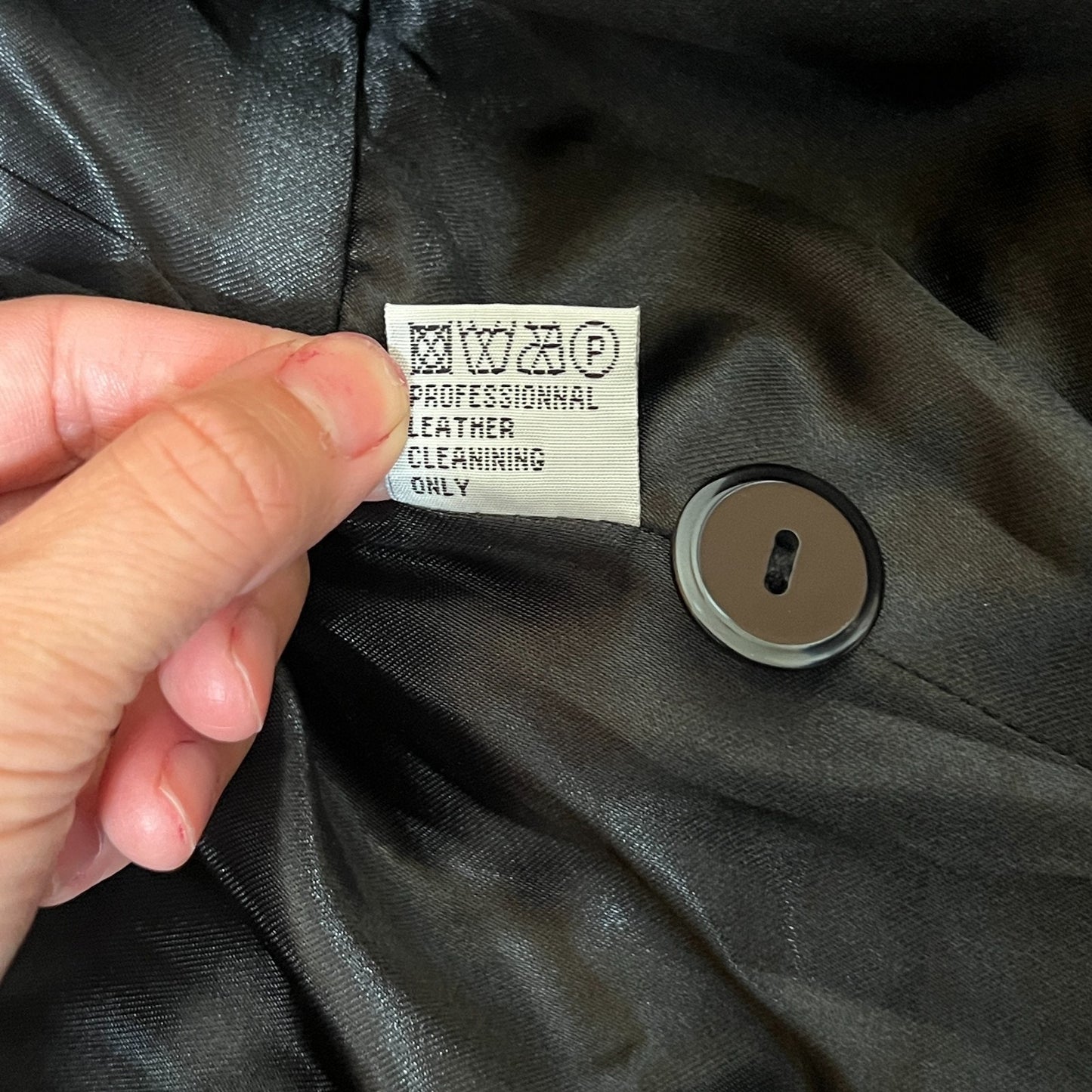 Vintage Y2K Cache Womens Leather Jacket Size 4 Black Buttery Soft Single Button Biker Baddie Goth