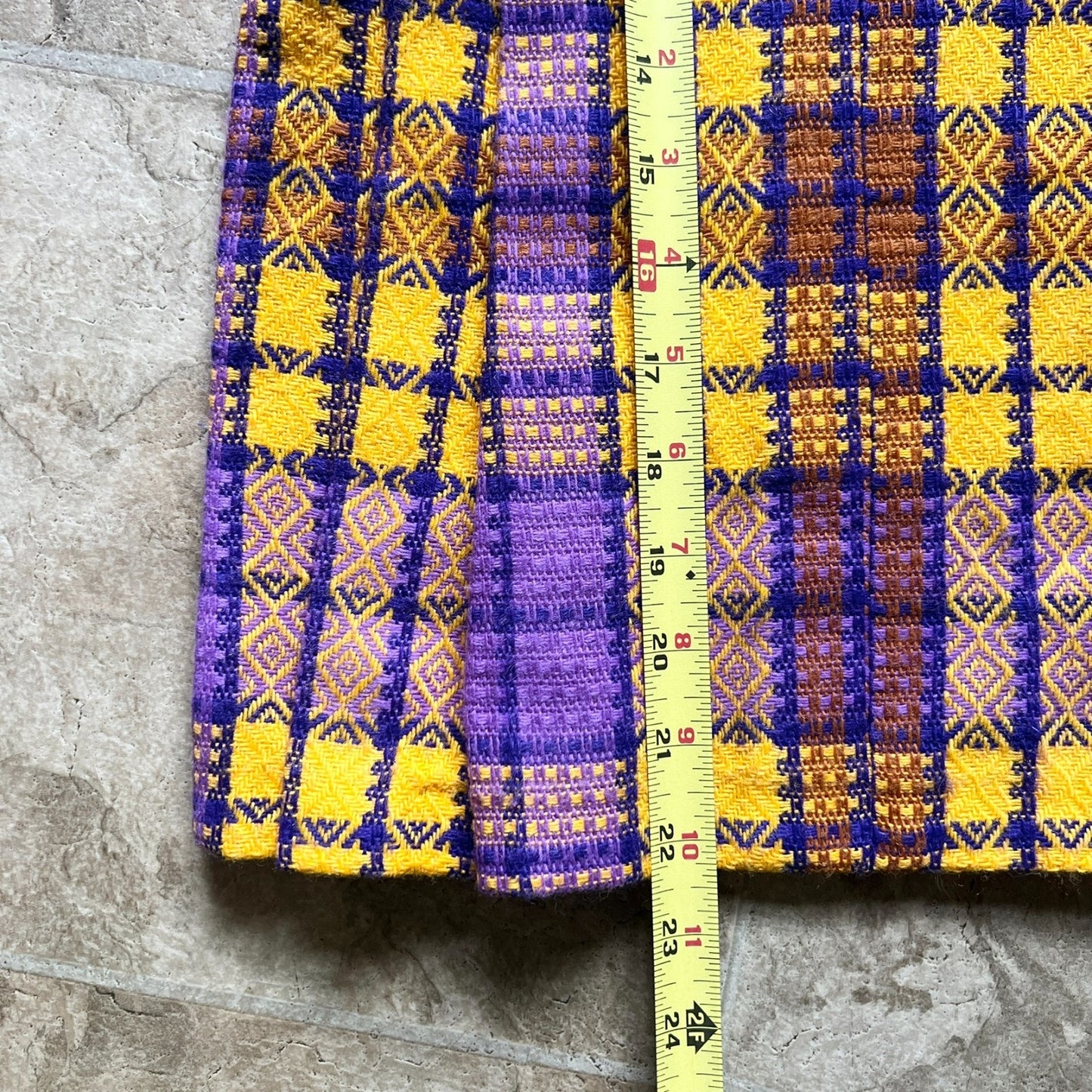 Vtg 60s Girls Tartan Plaid Jumper Dress Mod Twiggy Preppy Academia Schoolgirl