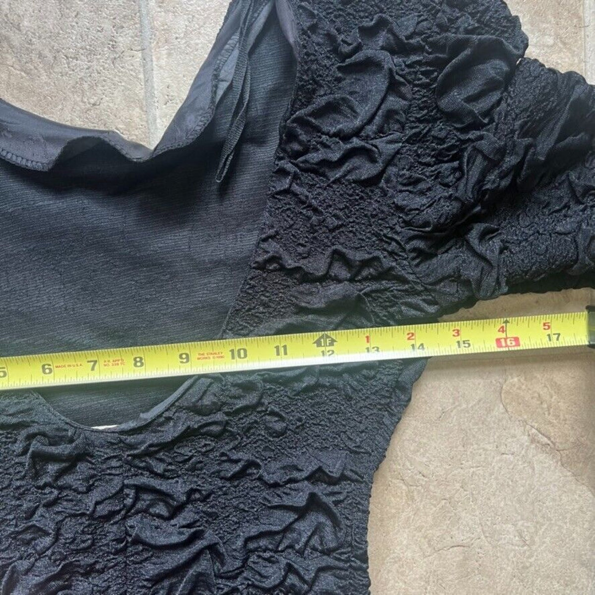 Vtg 80s Frederick's of Hollywood Dress Lace Bow Drop Waist Witchy Goth Halloween