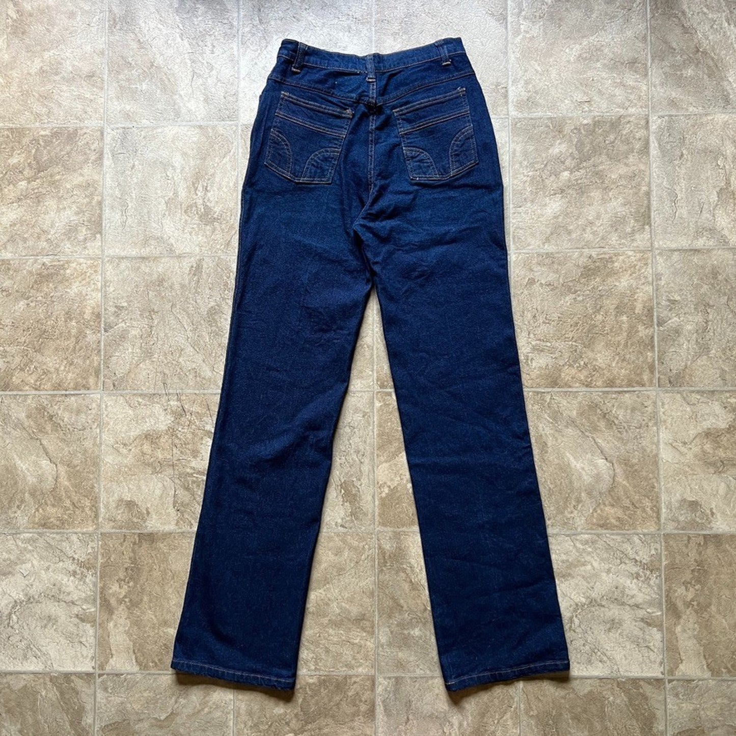 Vintage Womens Japanese Denim Jeans High Waisted Straight Leg Classic Western