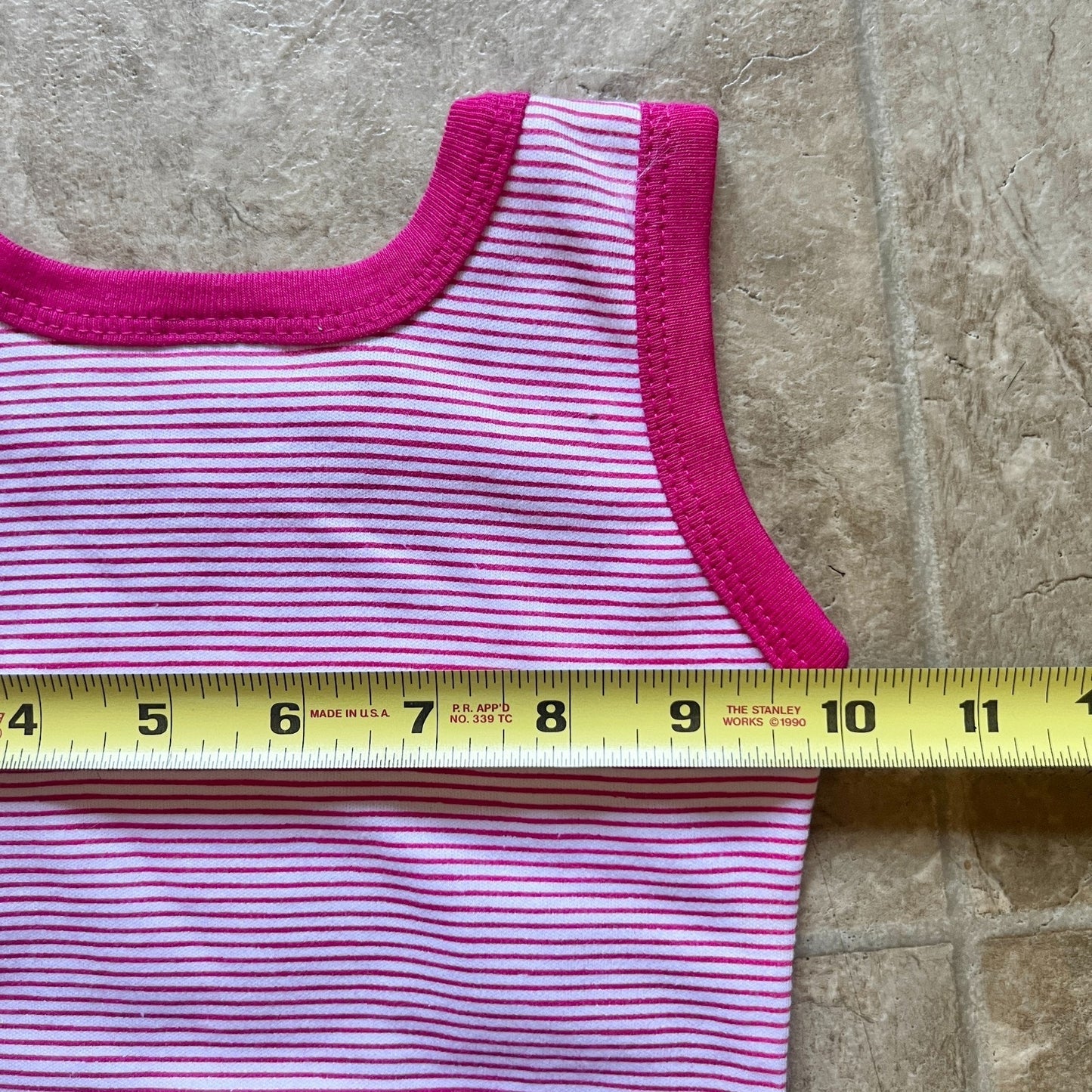 Vtg Deadstock Y2K Bermuda Destination Baby Dress L Pink Resort Vacation Summer