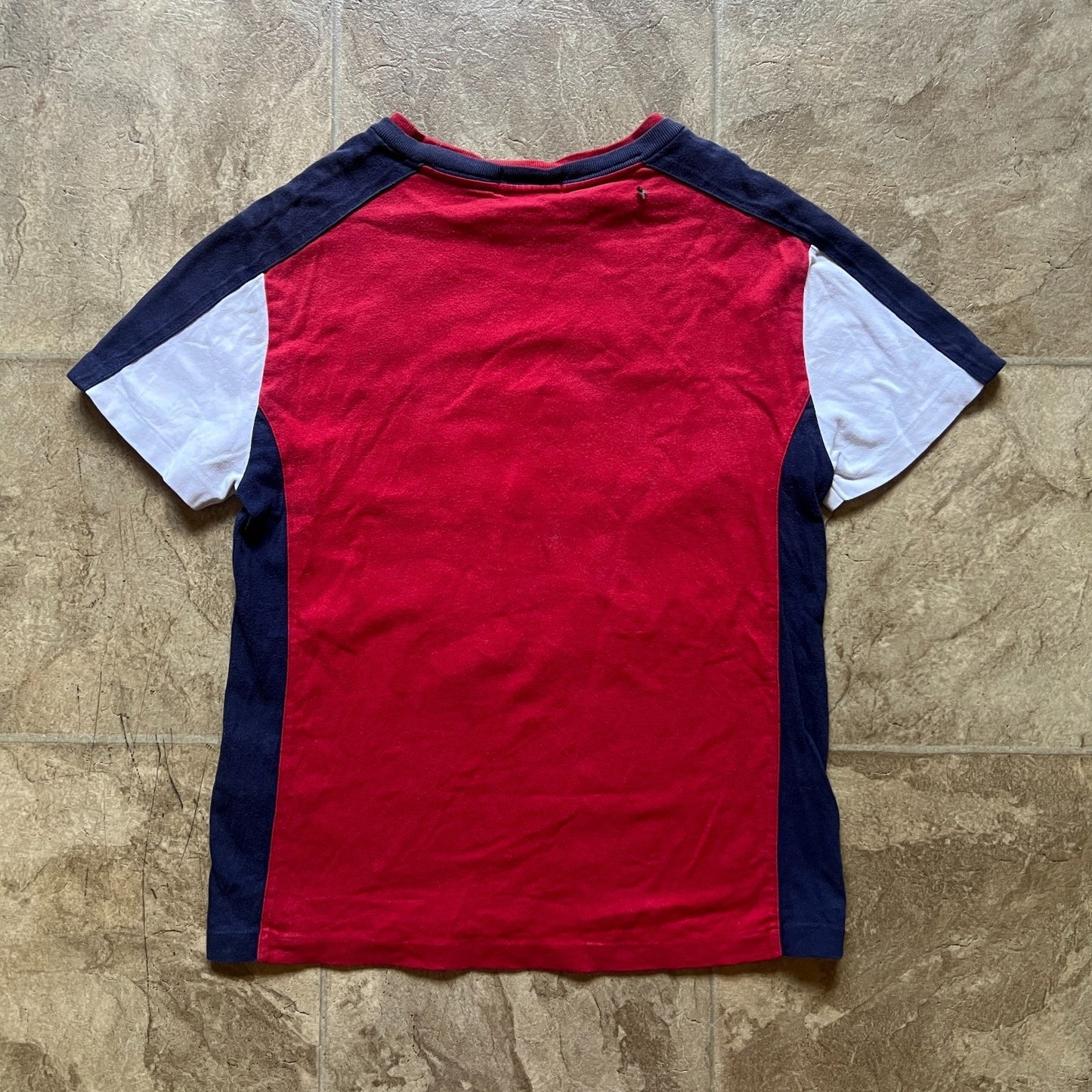 Vtg 90s Polo Ralph Lauren Boys Class IV Rafting T-Shirt 8 Pony Sporty Outdoor
