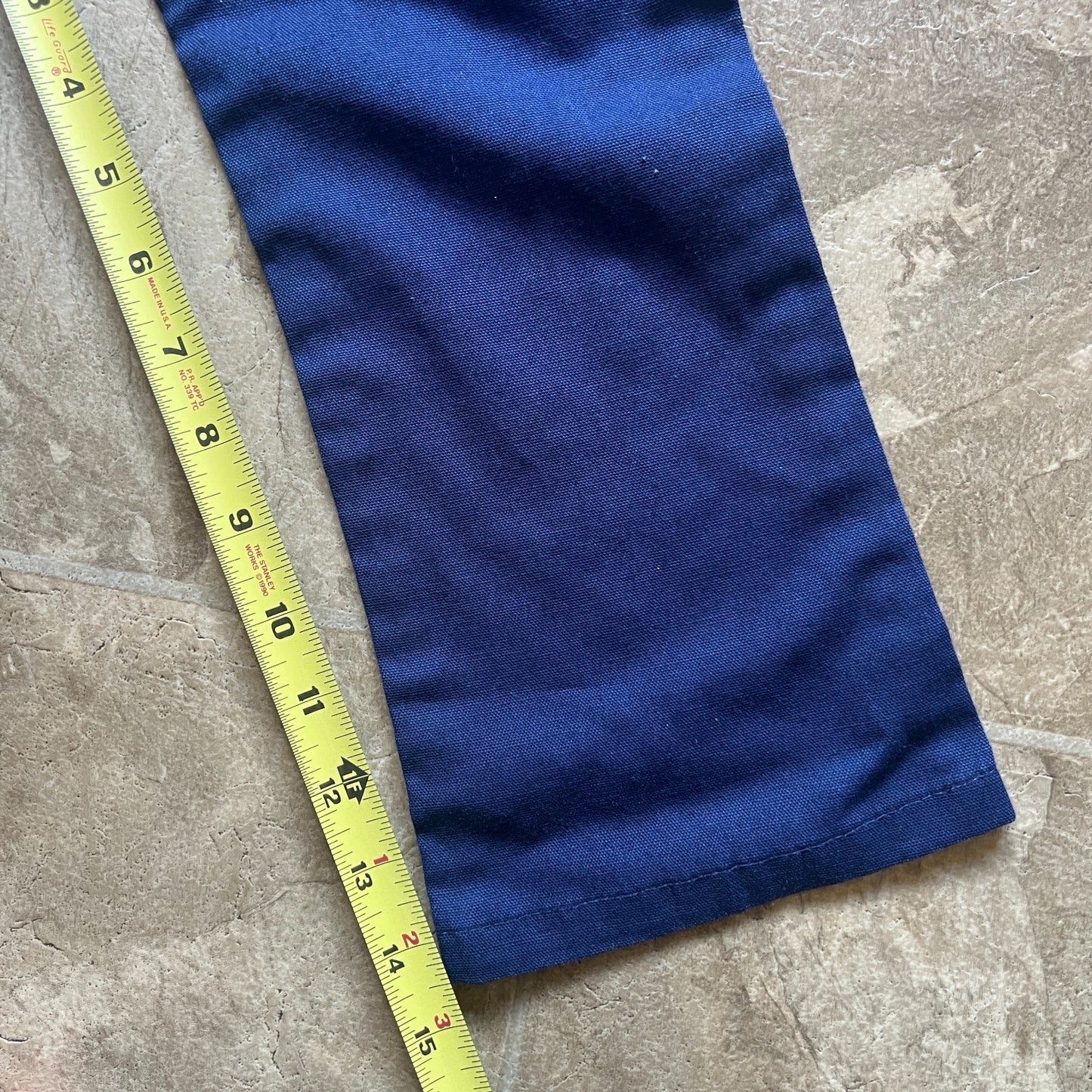 Vtg 70s Health-tex Boys Bell Bottom Pants 4 Blue High Waisted Preppy Academia