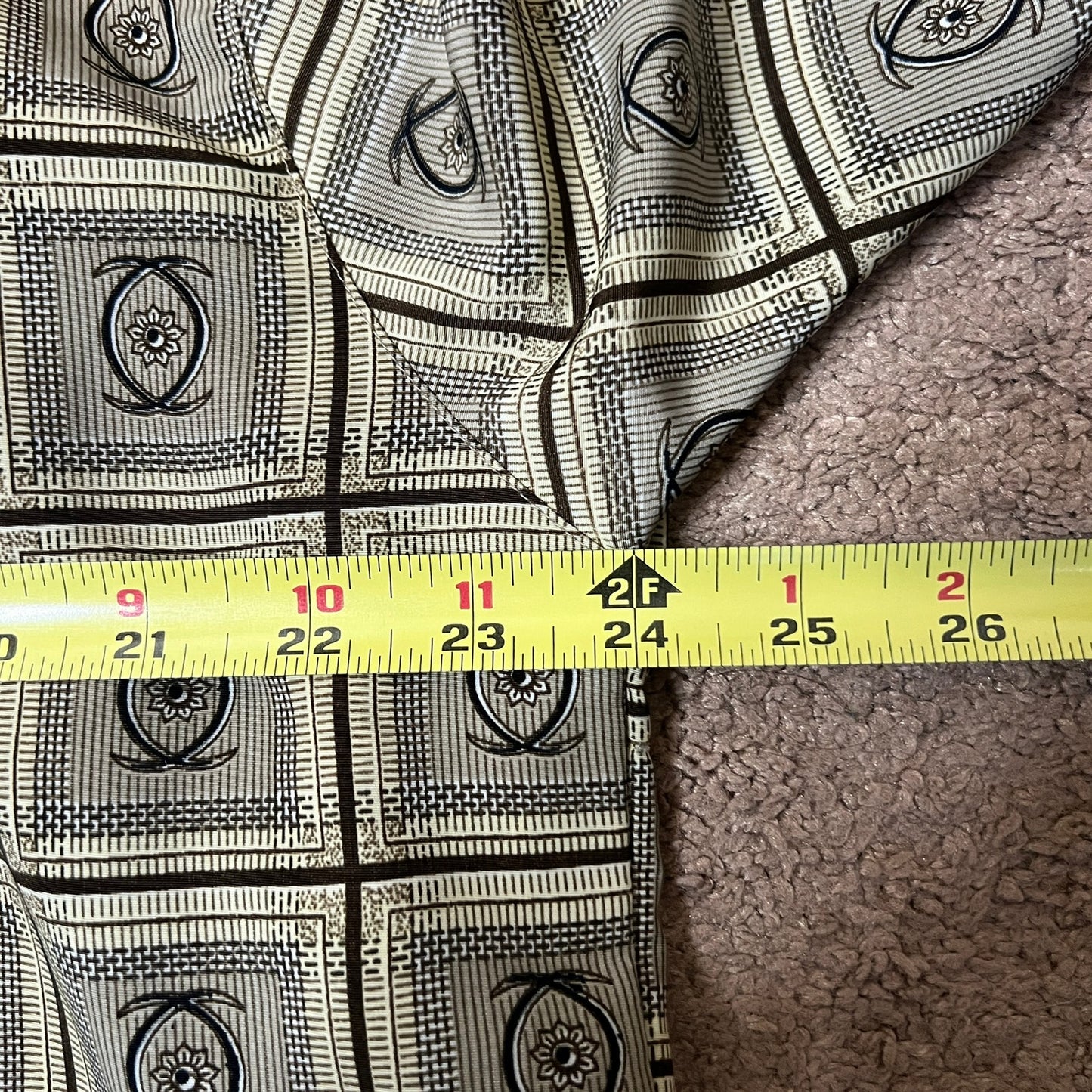 Vtg 90s Prides Landing Shirt Geometric Groovy Resort Vacation Cruise Summer