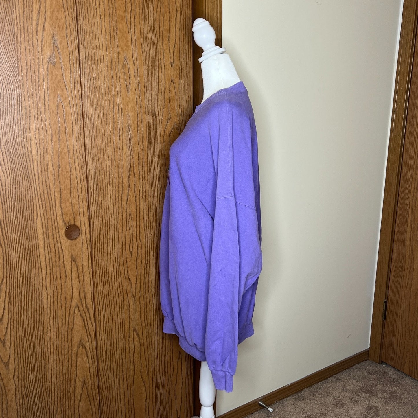 Acadia National Park Sweatshirt Purple Embroidered Outdoor Granola Girl Nature