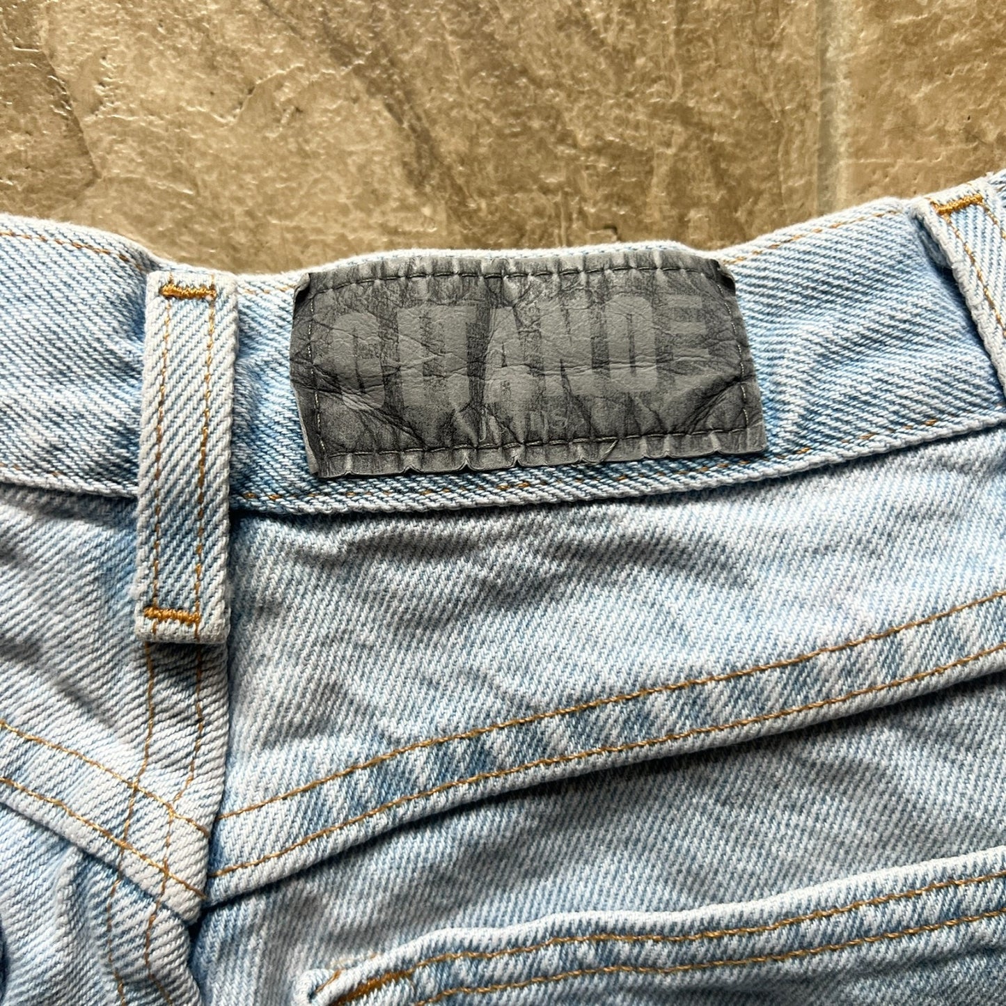 Vtg 90s Gitano Denim Shorts 10 High Waisted Light Wash Festival Indie Classic