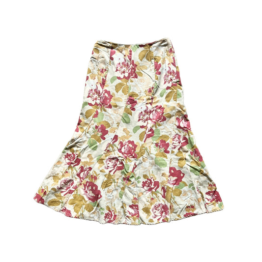 Boden Womens Floral Corduory Midi Maxi Skirt Fairy Cottagecore