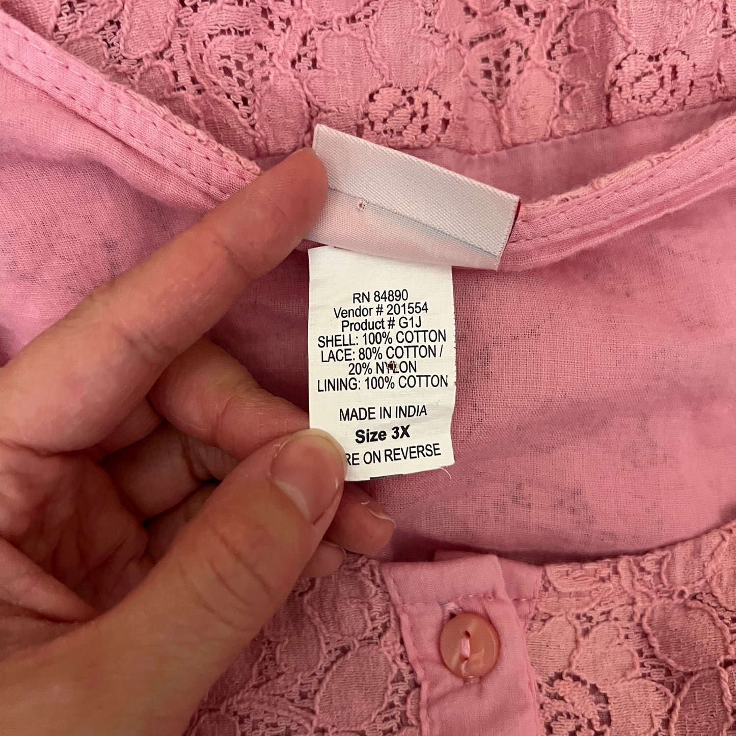 Vtg 90s American Sweetheart Maxi Dress 3X Pink Floral Romantic Feminine Soft Girl