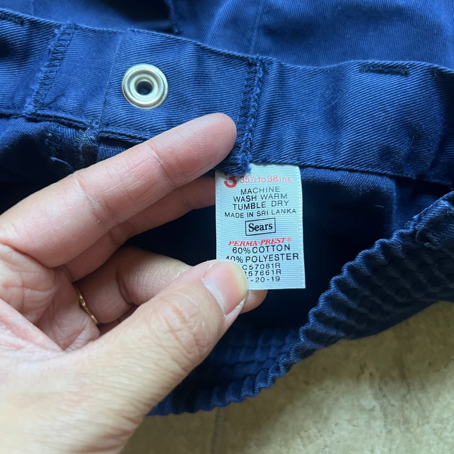 Vtg 70s Sears Toddler Shorts Set of 2 3T Key Chain Holder Preppy Utility Outdoor