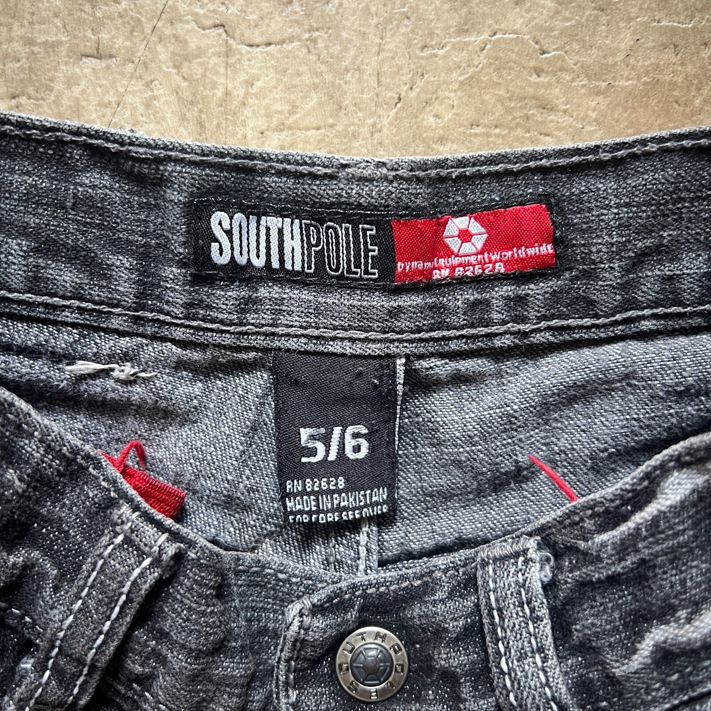 Vintage Y2K Southpole Boys Denim Shorts Jorts 5/6 Baggy