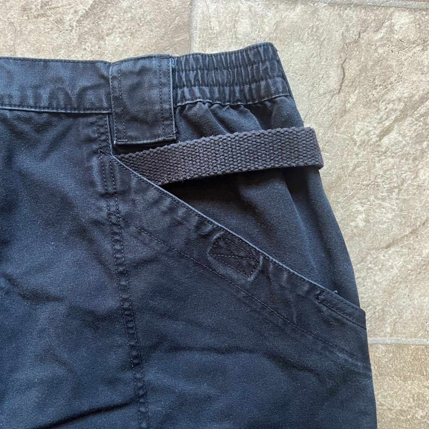 5.11 Tactical Mens Cargo Pants Size 36 x 32 Black Straight Leg Baggy Utility Workwear Grunge