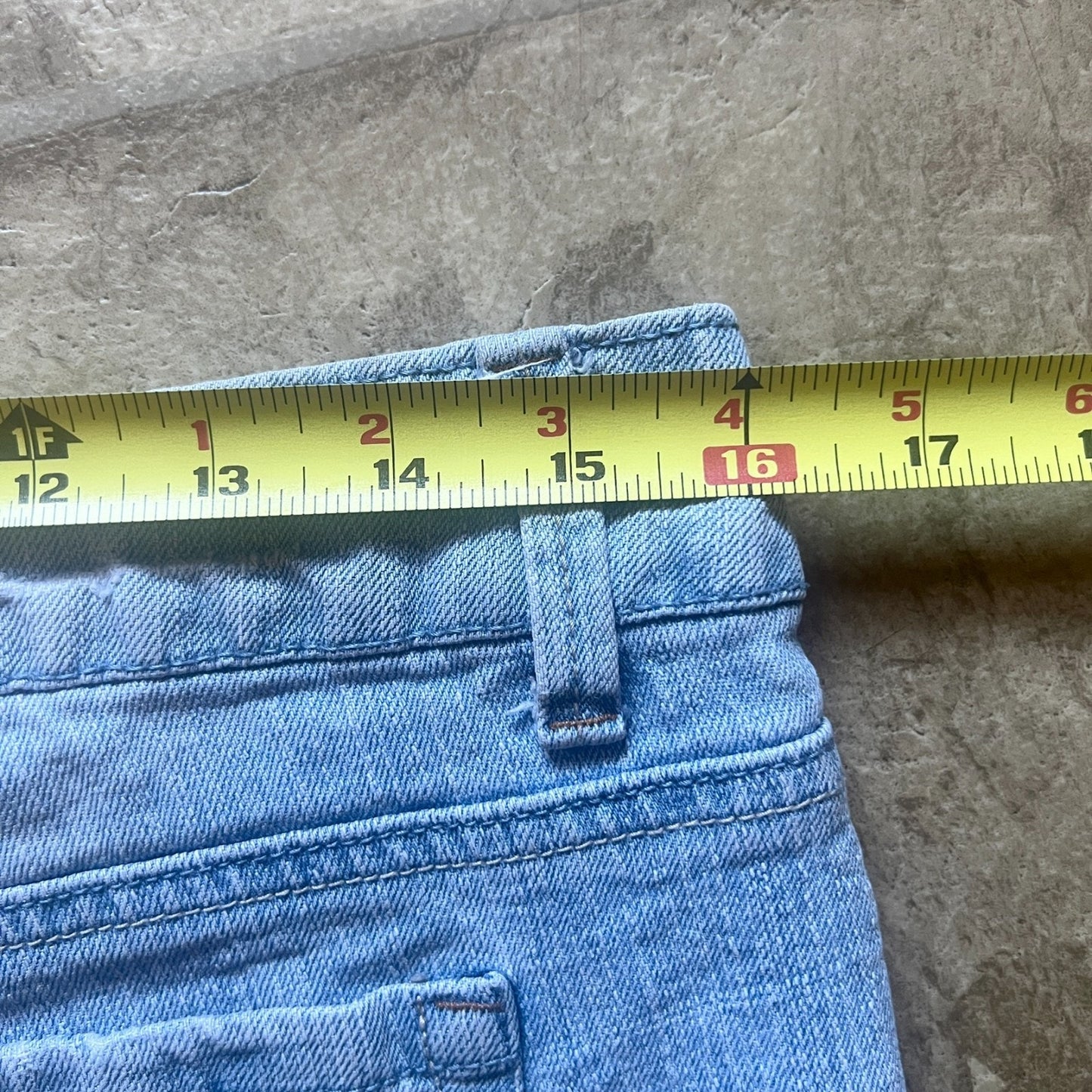Vtg Y2K L.E.I. Ashley Trouble Denim Shorts Low Rise Boho Festival Baddie Beachy
