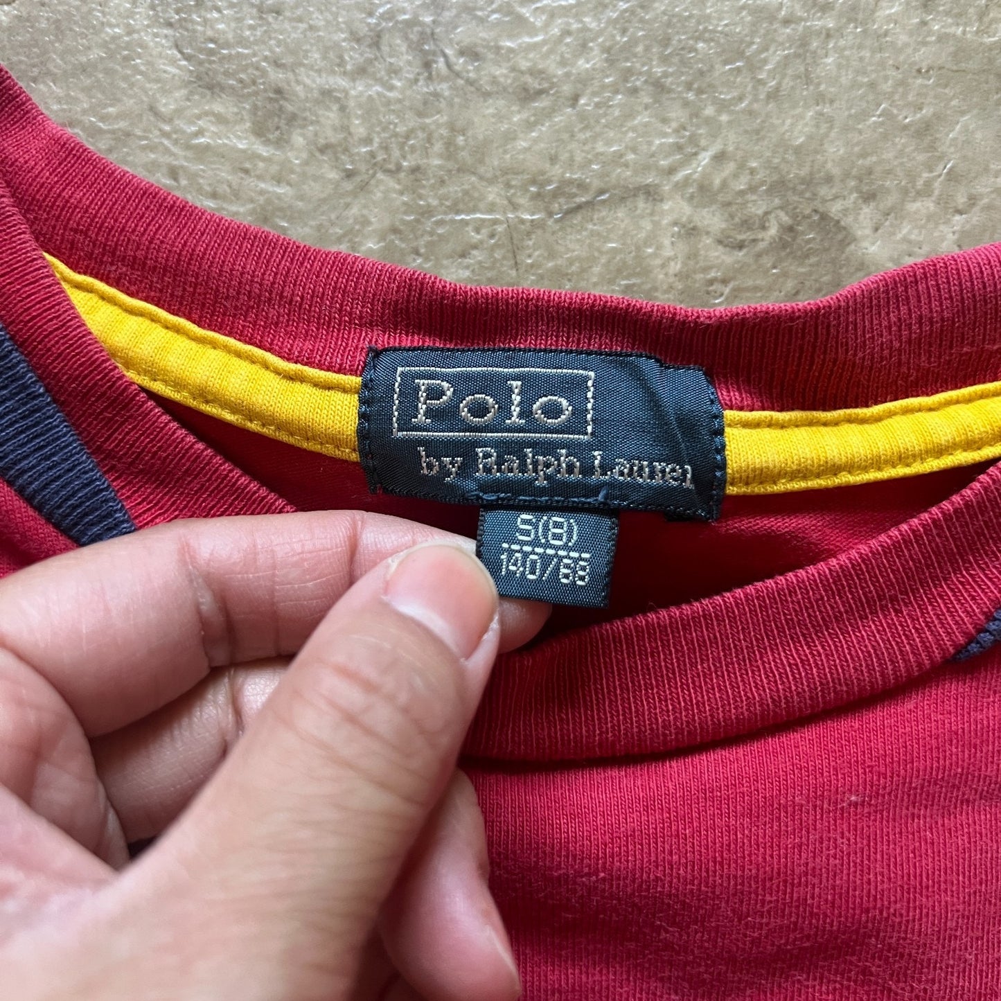 Vtg 90s Polo Ralph Lauren Boys Class IV Rafting T-Shirt 8 Pony Sporty Outdoor