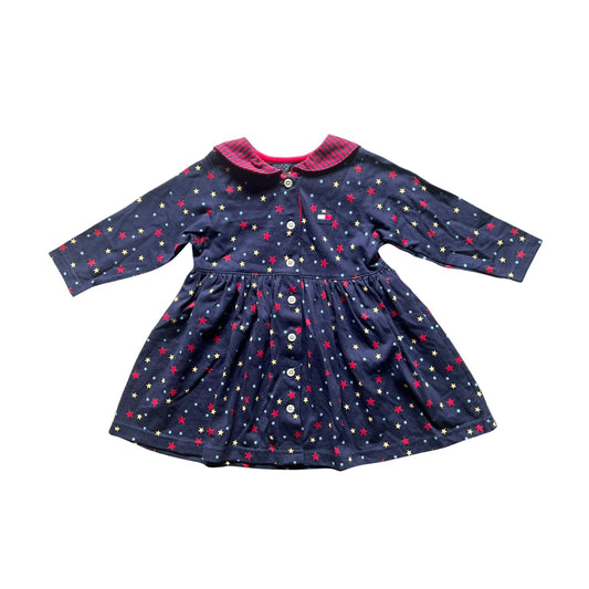 Vtg Y2K Tommy Hilfiger Girls Dress 12/18 Months Patriotic Americana 4th of July