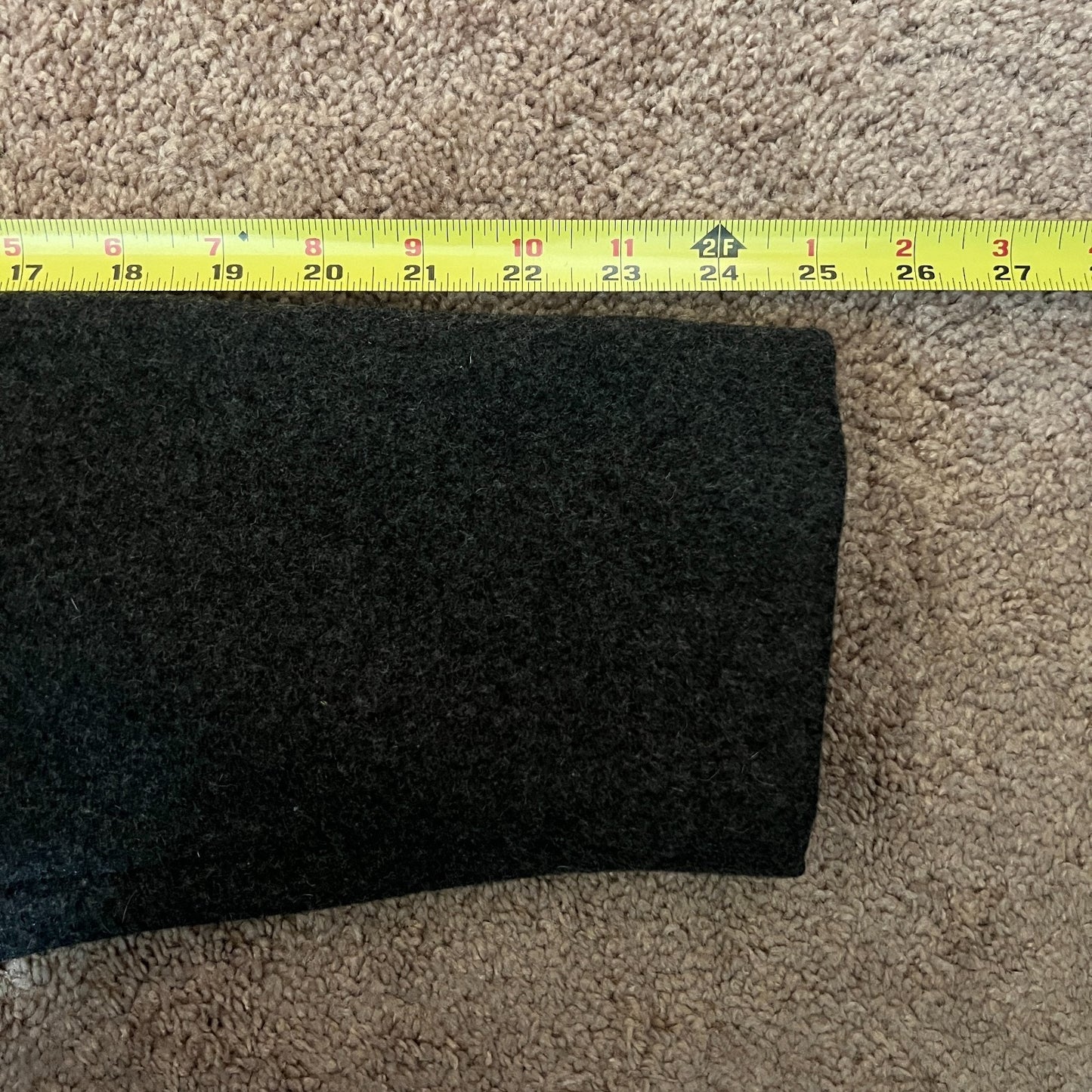 Esprit Womens Double Breasted Wool Pea Coat Size L Gray Classic Preppy