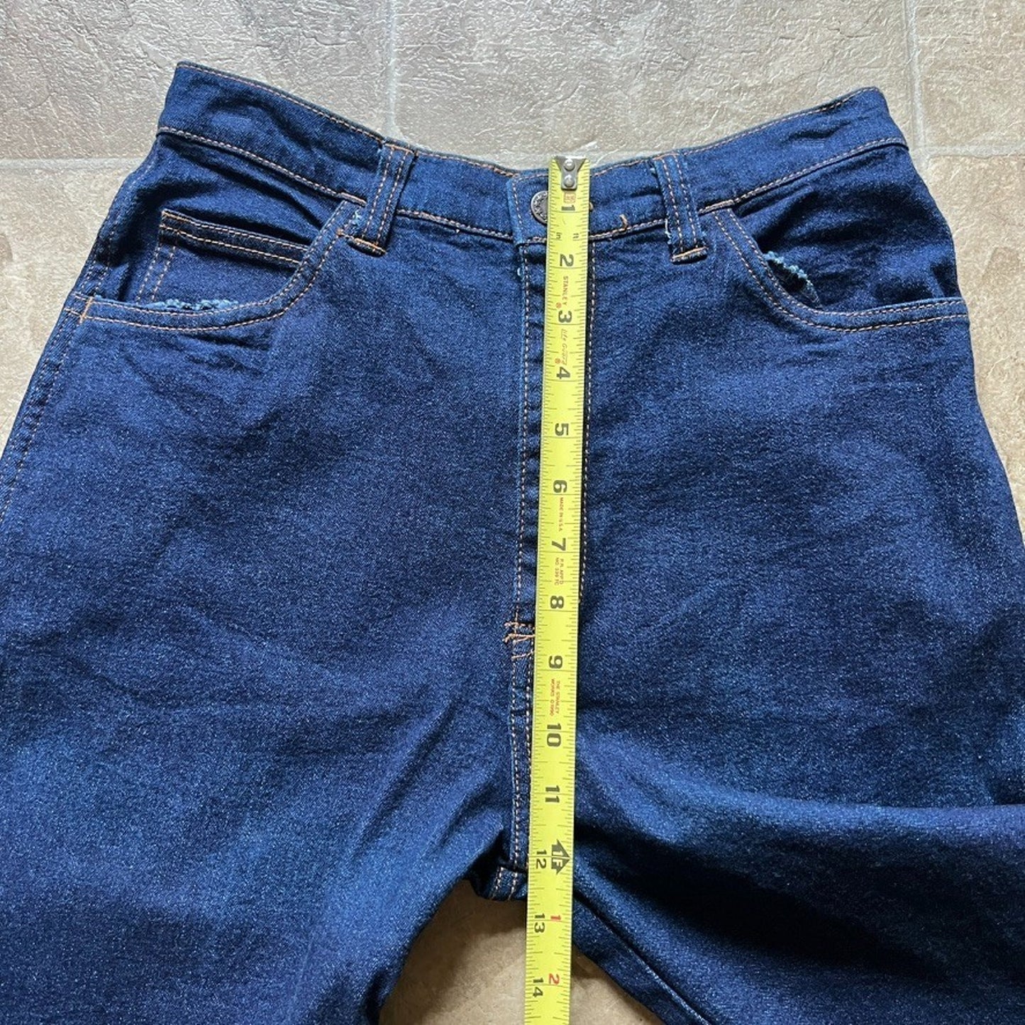 Vintage Womens Japanese Denim Jeans High Waisted Straight Leg Classic Western