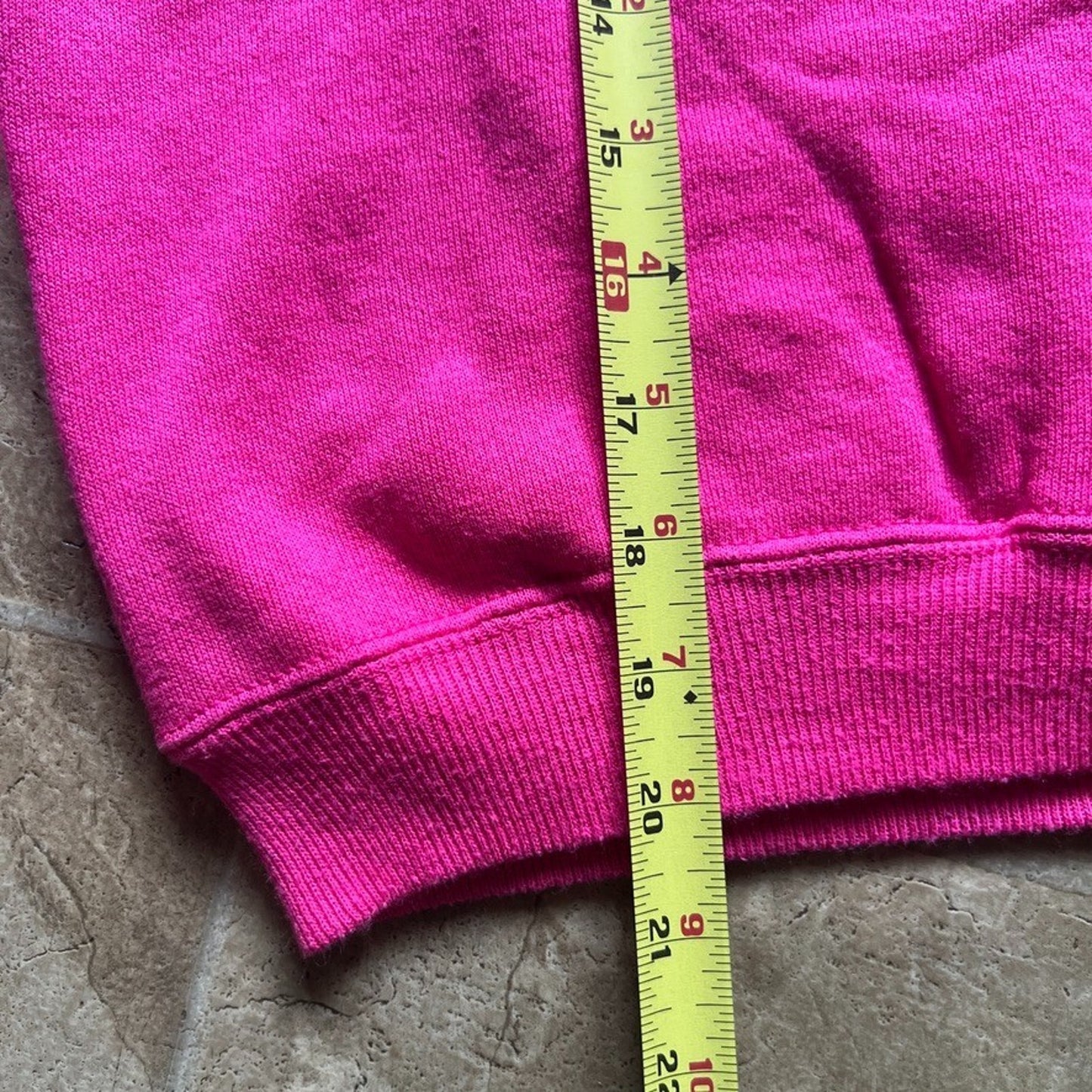 Vtg 90s Hanes Girls Big Sister Cat Sweatshirt M Pink Puffy Paint Cute Nostalgic
