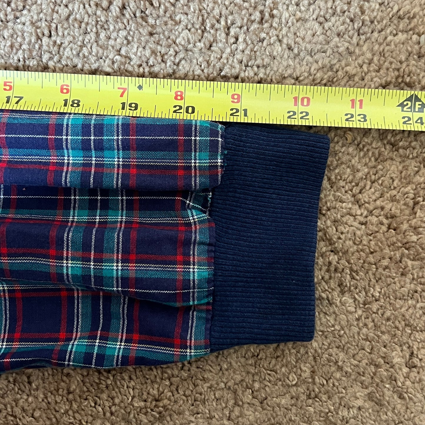 Vtg 90s Alfred Dunner Blue Tartan Plaid Bomber Jacket Light-weight Classic Holiday Alternative