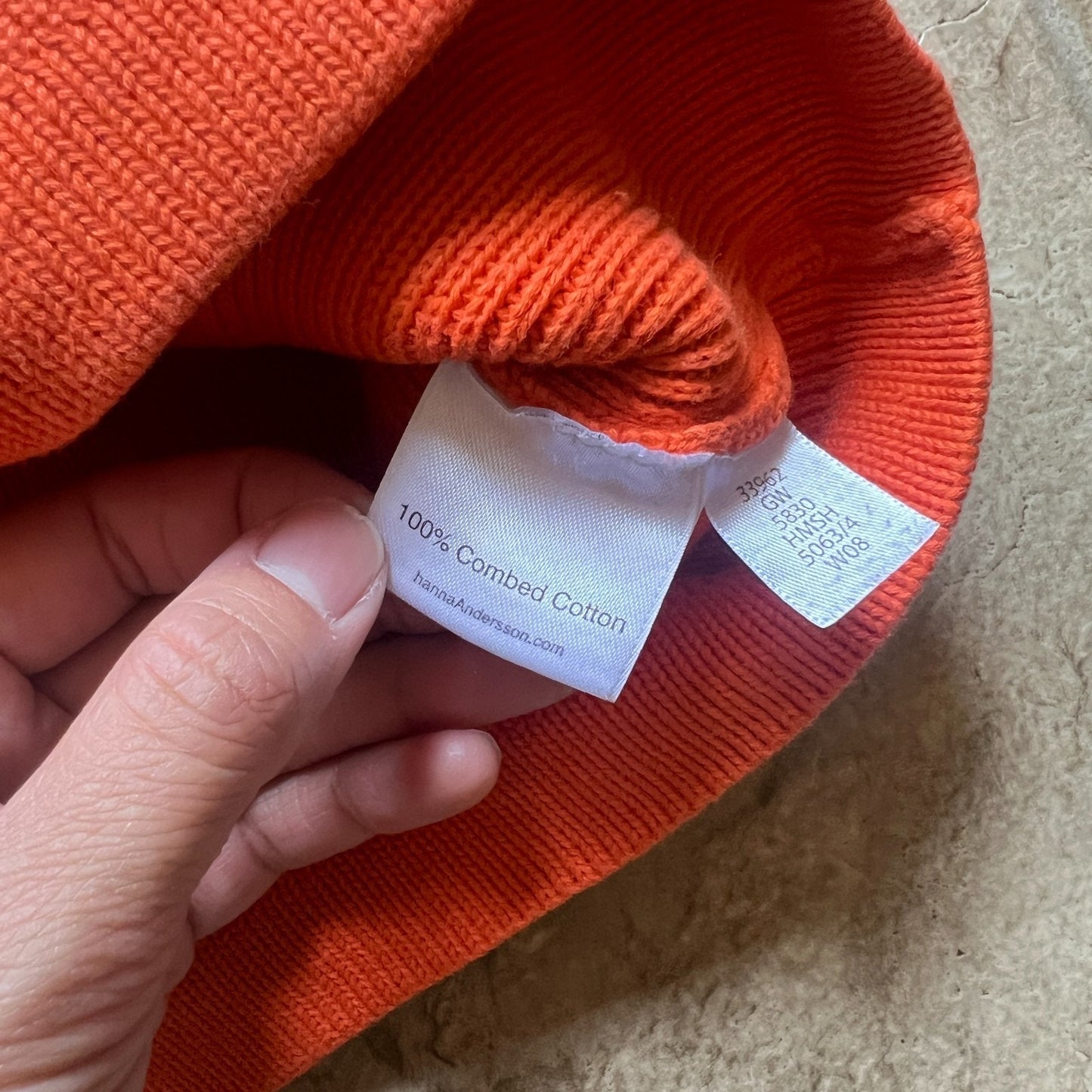 Hanna Andersson Kids 1/4 Zip Sweater Size 100 Blue Orange Colorblock Striped Retro