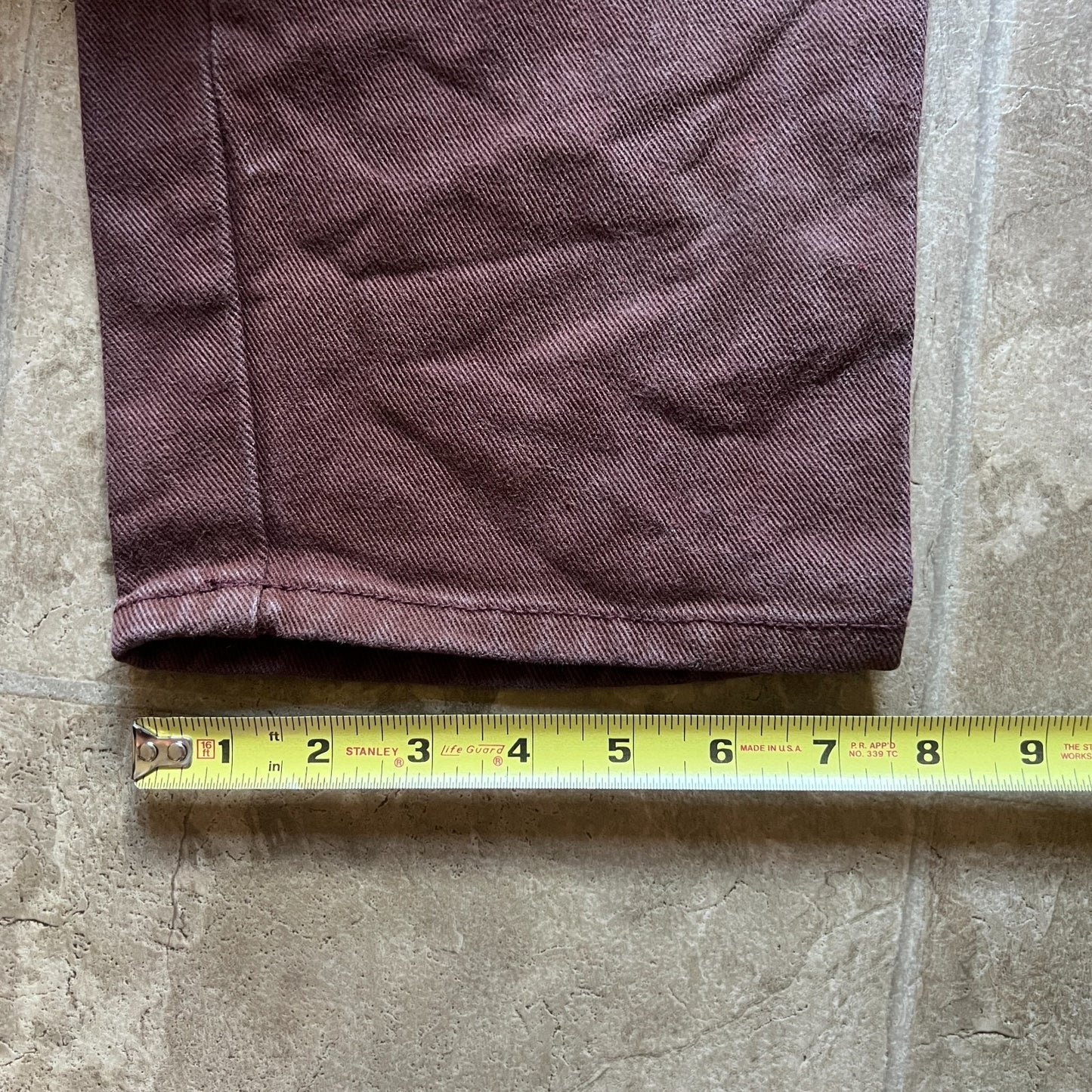 Vintage 90s Just USA Womens Brown Jeans Size 18 Straight Leg Classic