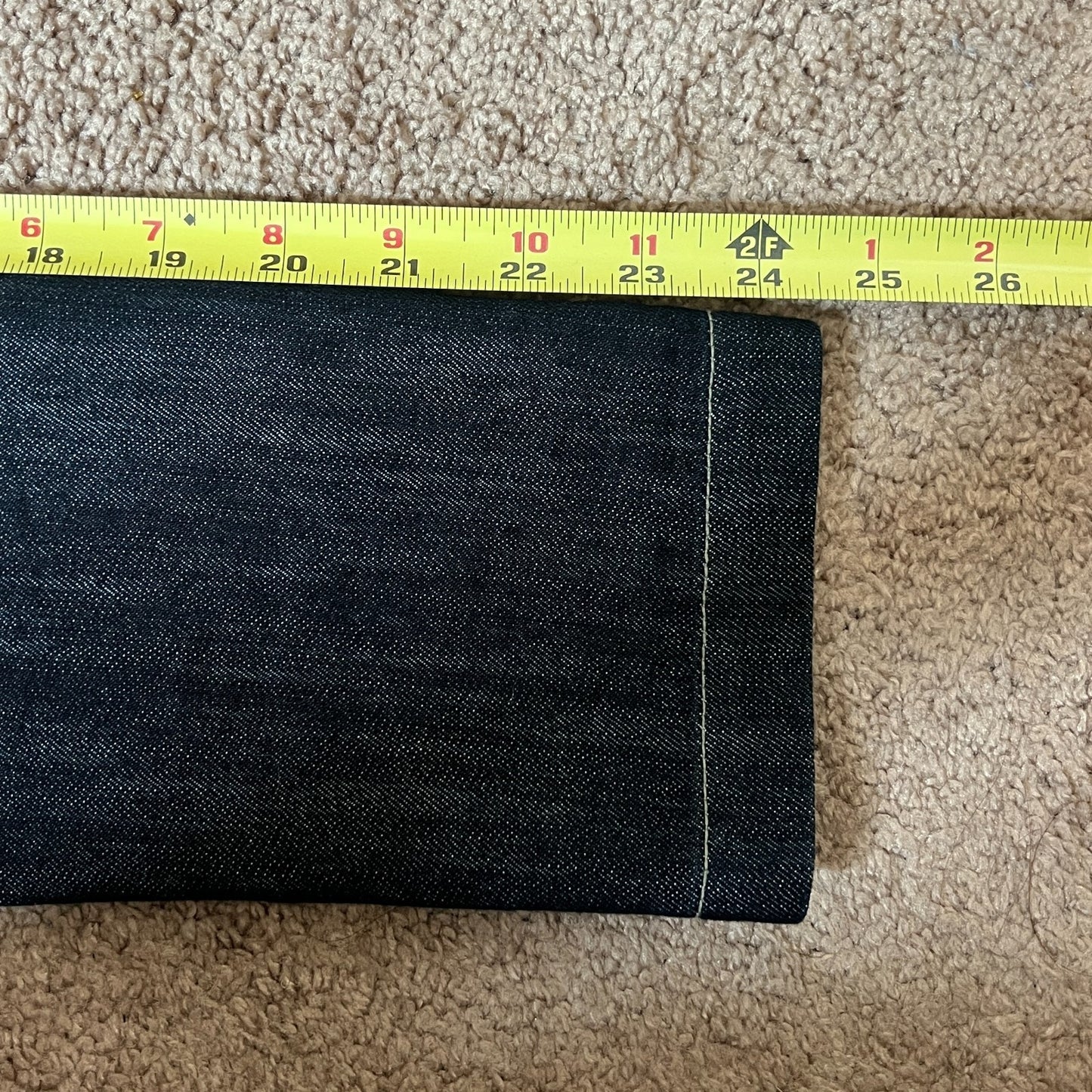 Vintage Y2K Baccini Womens Denim Jacket Dark Wash Ruffle Collar Structured Baddie Grunge Classic Timeless