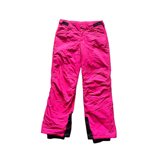 Columbia Omni-Tech Snow Ski Pants Youth Size 18/20 Hot Pink Insulated Snowboarding