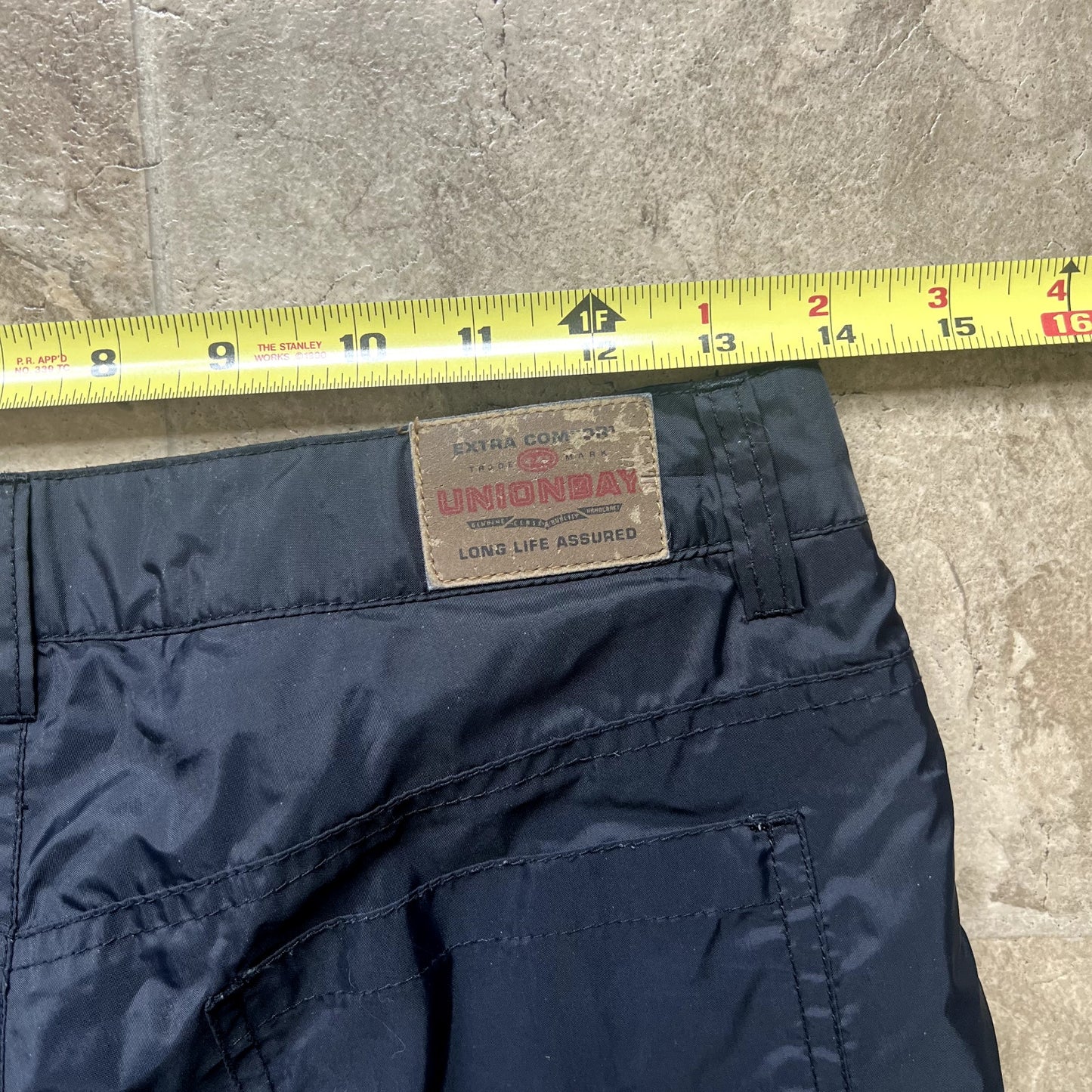Vtg Y2K Union Bay Womens Snow Ski Pants Black Insulated Gorpcore Grunge Outdoors