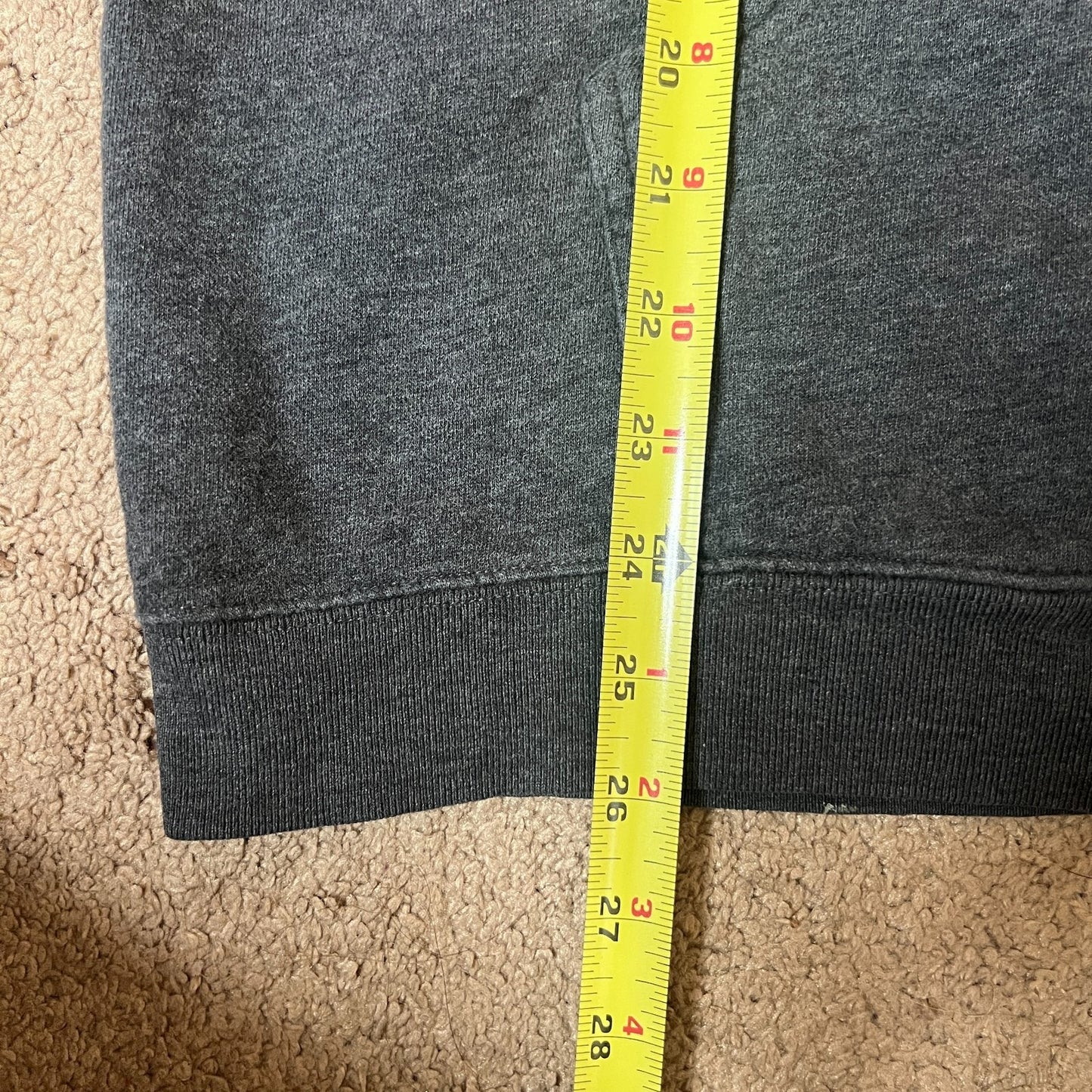 Vintage Y2K Aeropostale Mens Jacket Size XL Charcoal Gray Full Zip Hooded Skater Grunge