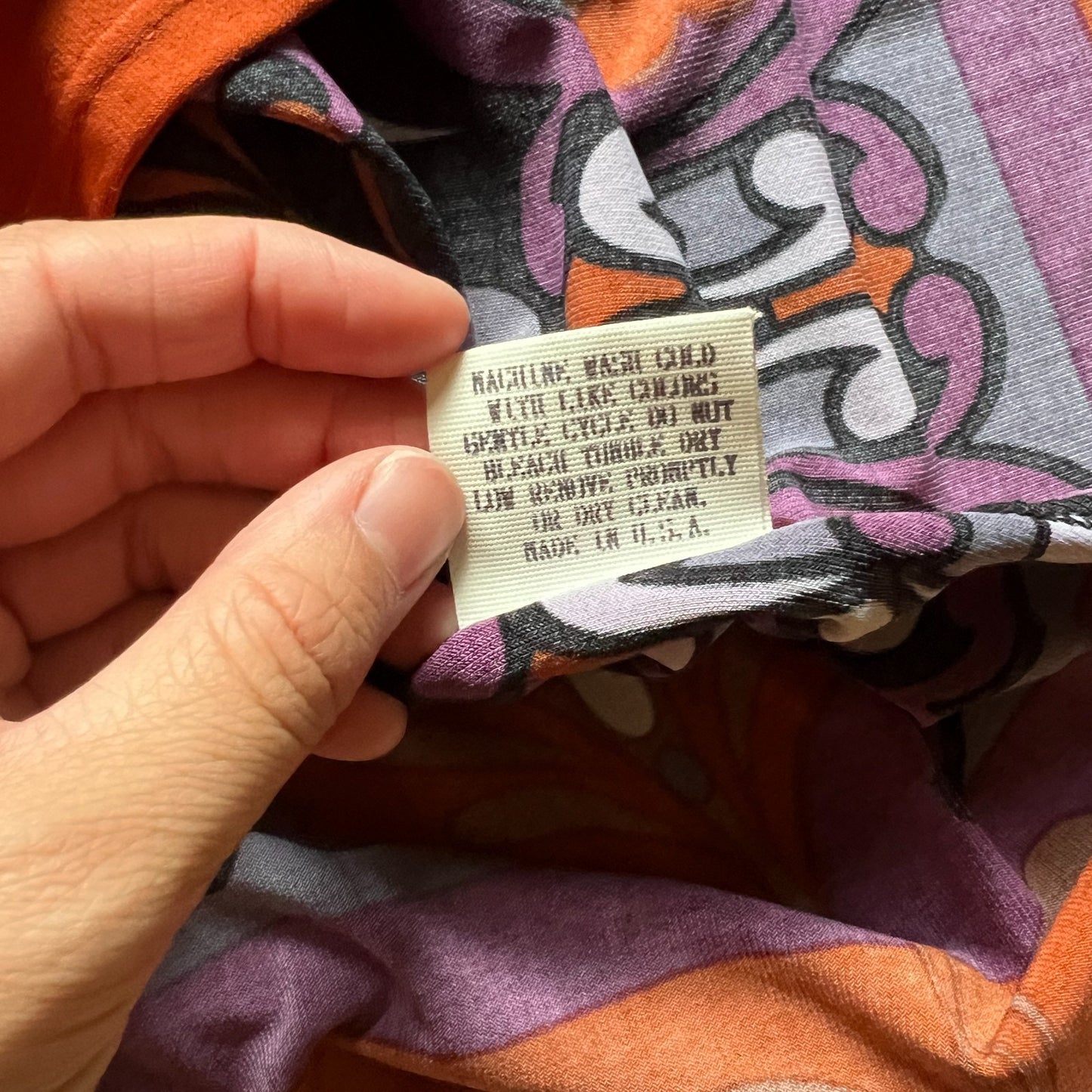 Lily Womens 70s Inspired Shift Dress Black Multi-color Swirl Abstract Pattern Mod Artsy