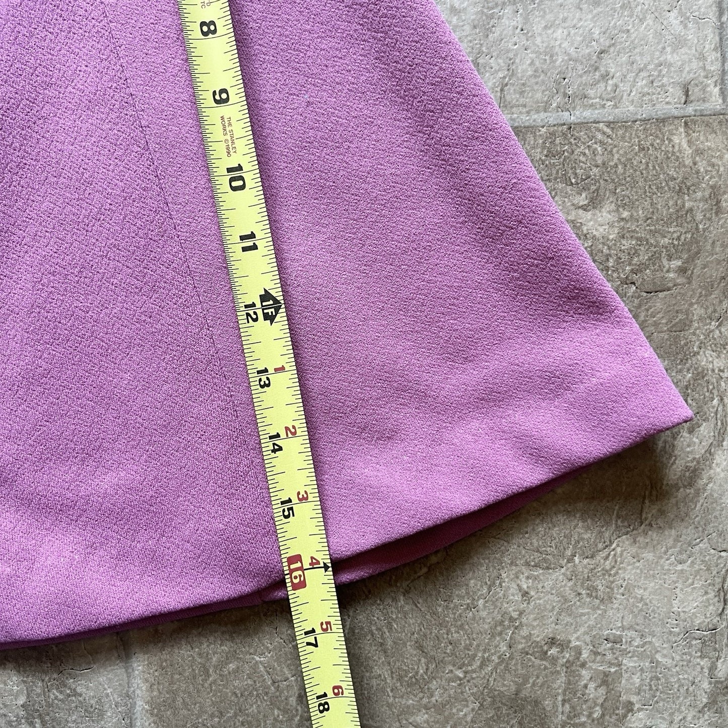 Vtg 70s Mini Skirt Bubblegum Pink Belt Loops Coquette Soft Girl Feminine Barbie