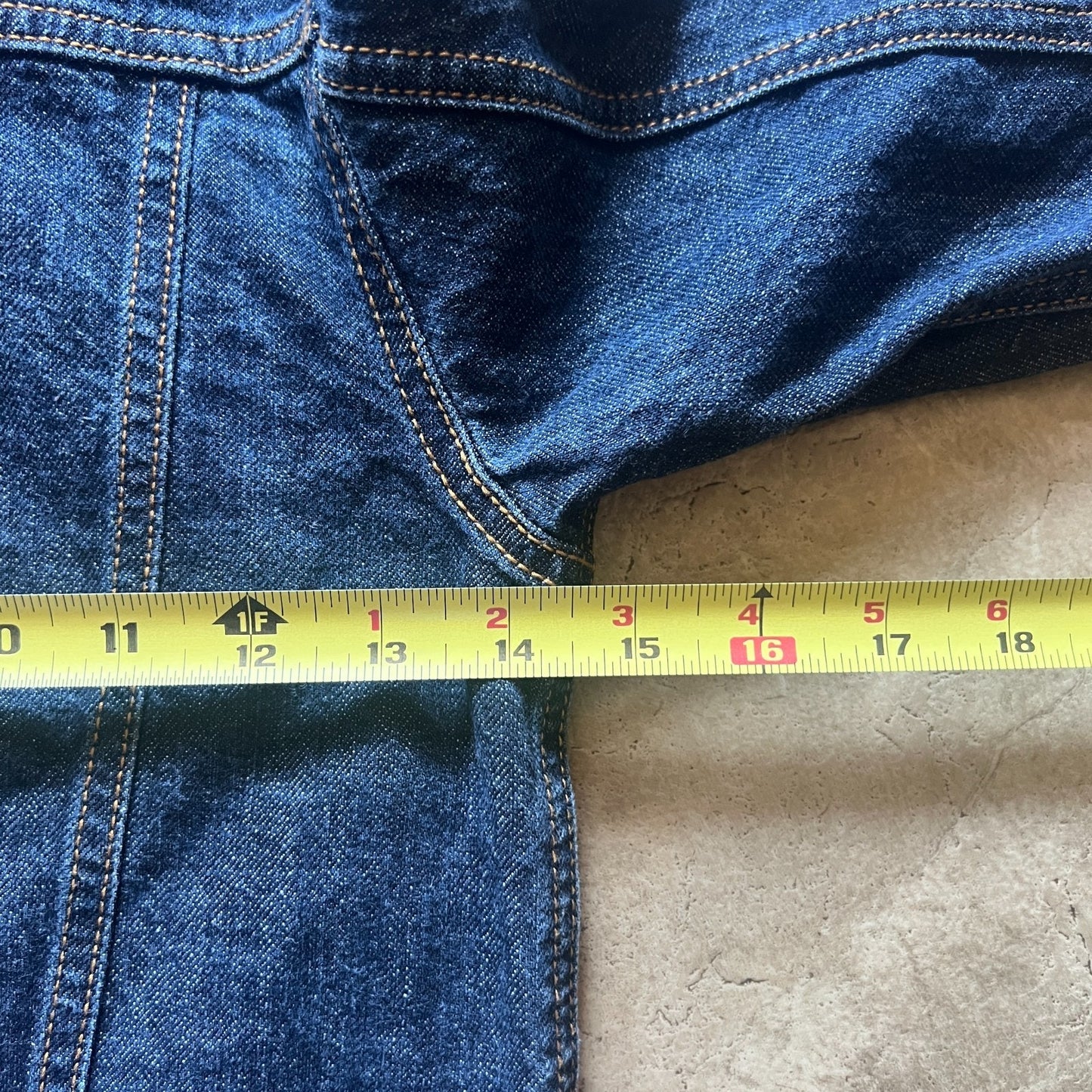 Oshkosh B'Gosh Kids Denim Jean Trucker Jacket Size 5 Snap Closure Logo Spellout