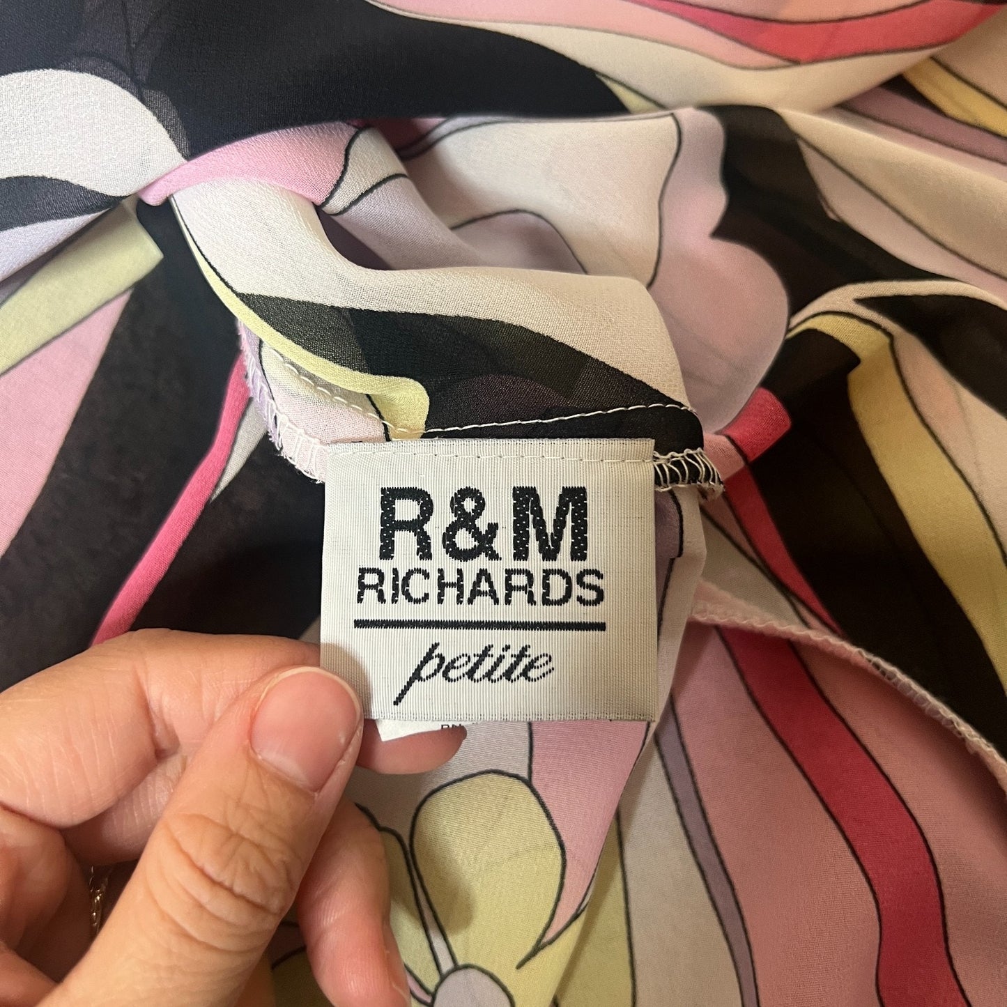 Vtg 80s Womens Cardigan 14P Light-weight Sheer Floral Mod Groovy Hippie Eclectic