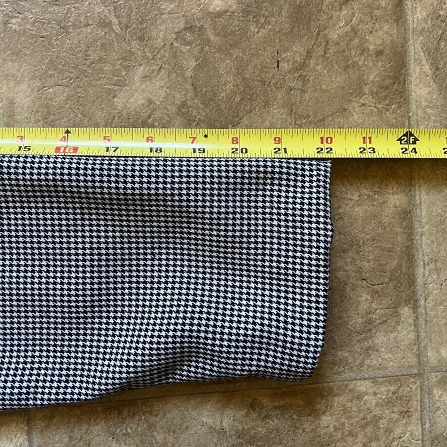 Vtg Womens Houndstooth Blazer 10 Office Corpcore Career Workwear Classic Preppy