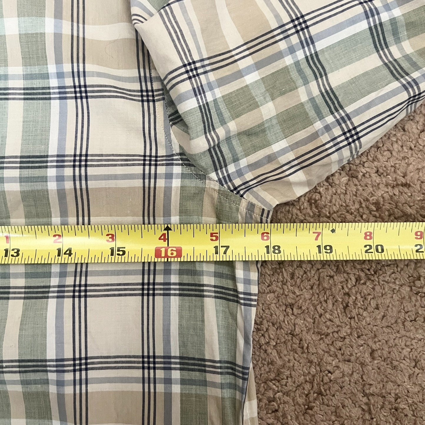 Vtg 90s Plaid Button-down 4 Peter Pan Collar Western Farmhouse Preppy Classic