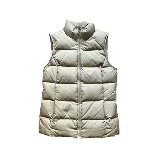 Vintage Y2K Gap Womens Down Filled Puffer Vest Size M Olive Green Thick Light-weight