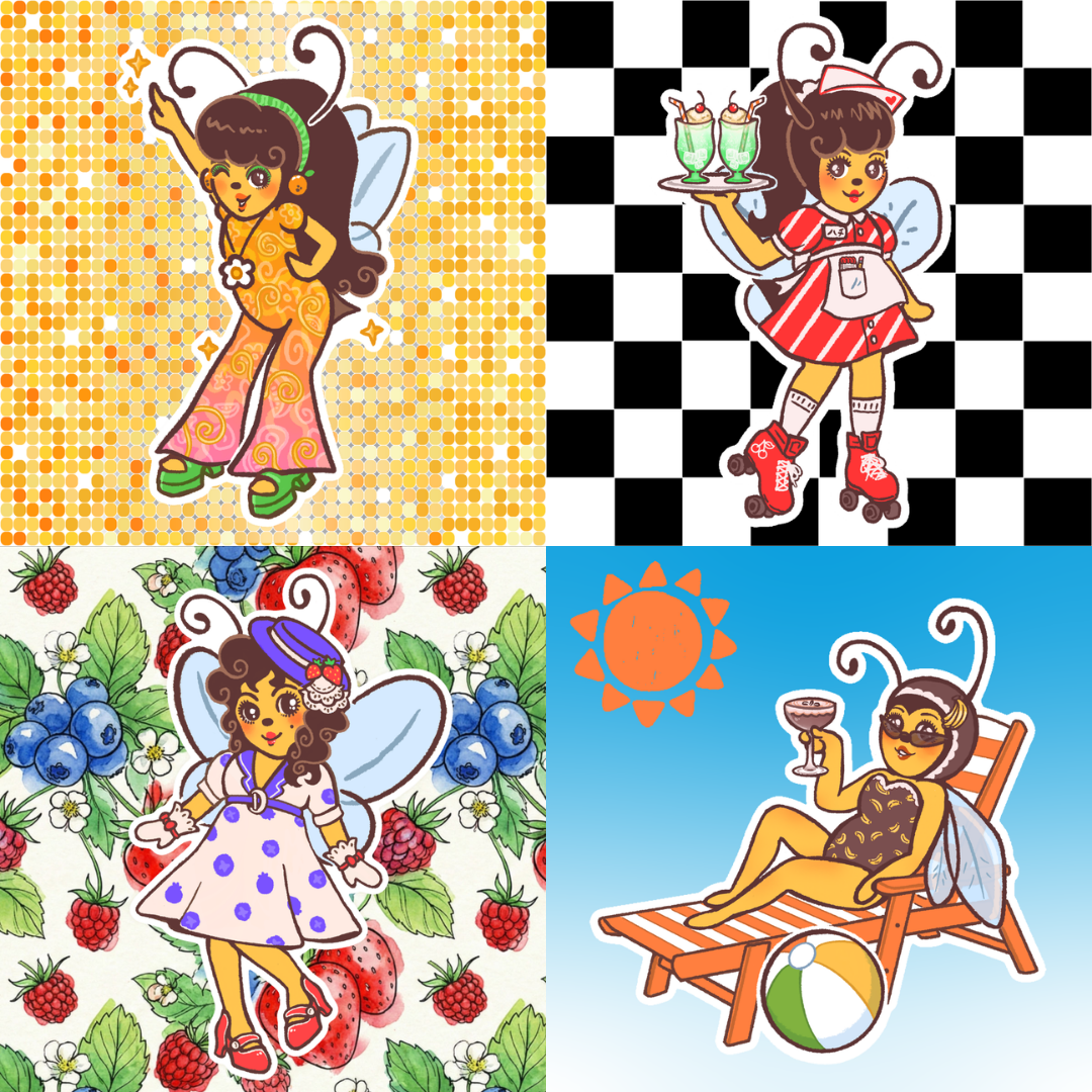 Blueberry Shortcake Sticker